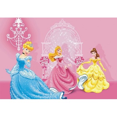 Fotomural PRINCESSES IN PINK CASTLE FTD-0286 Fotomural PRINCESSES IN PINK CASTLE FTD-0286