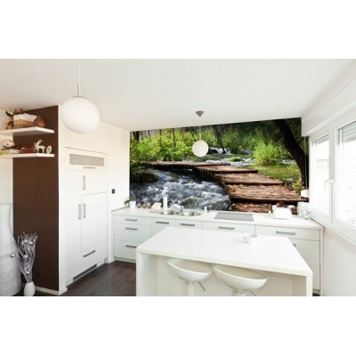 Fotomural Pasarela de Madera FPR017 2