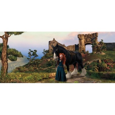 Fotomural BRAVE MÉRIDA & ANGUS Fotomural BRAVE MÉRIDA & ANGUS