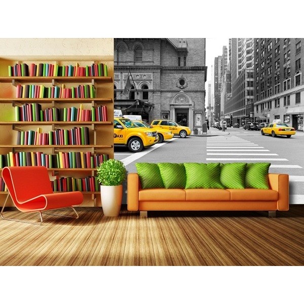 Fotomural YELLOW CAR FT-1421 Fotomural YELLOW CAR FT-1421