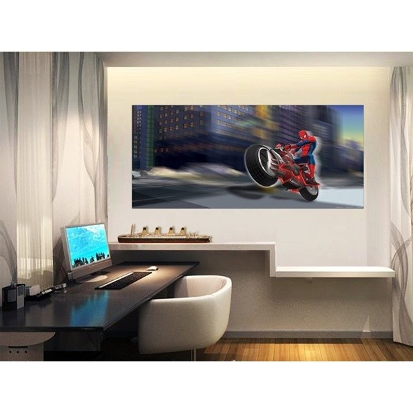 Fotomural SPIDERMAN ON BIKE Fotomural SPIDERMAN ON BIKE