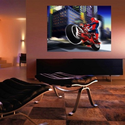 Fotomural SPIDERMAN ON BIKE FTDM-0716