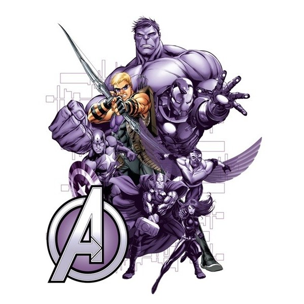 STICKER MARVEL HAWKEYE AVENGERS DK-1717