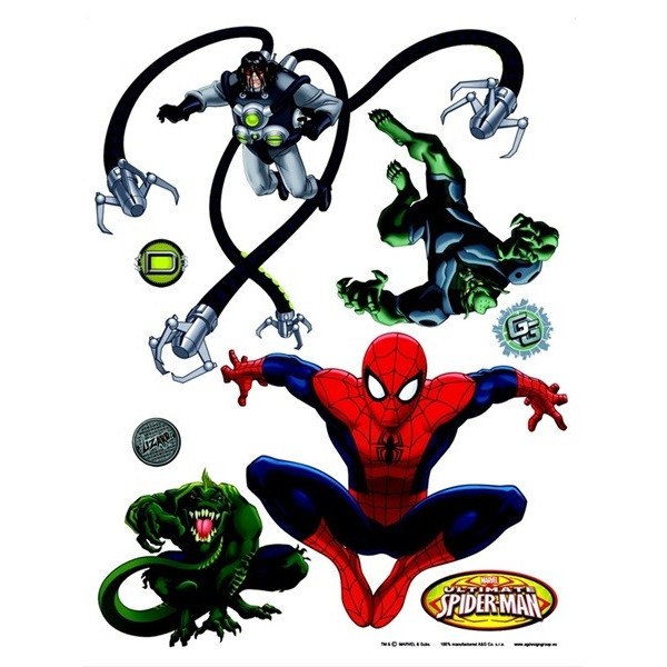 STICKER MARVEL SPIDER AGAINST VILLAINS DK-1712