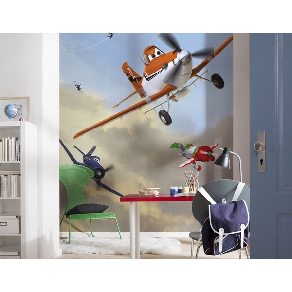 Fotomural Disney PLANES DUSTY & FRIENDS 4-452 Fotomural Disney PLANES DUSTY & FRIENDS 4-452