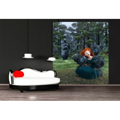 Fotomural BRAVE WHITE BEARS  FTDL-1900