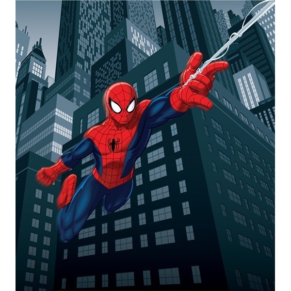 Fotomural SPIDERMAN ON CITY AT NIGHT FTDL-1921