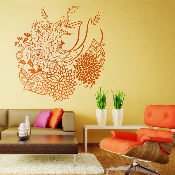 Vinilo Decorativo Floral FL062