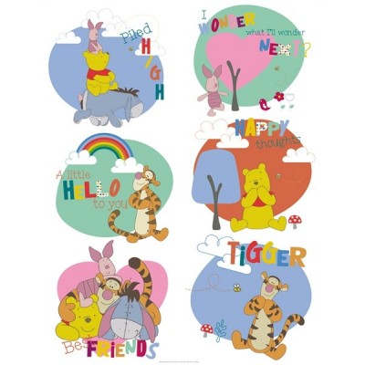 STICKER DISNEY WINNIE POOH THINKING DK-1770