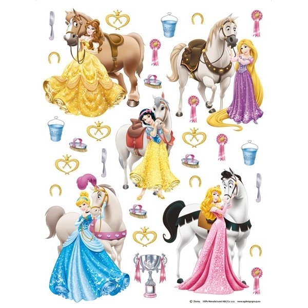 STICKER DISNEY PRINCESS WITH HORSES DK-1773