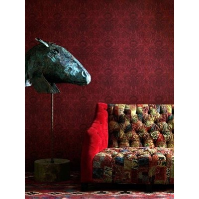 Papel pintado MUSEUM KEW RED 2