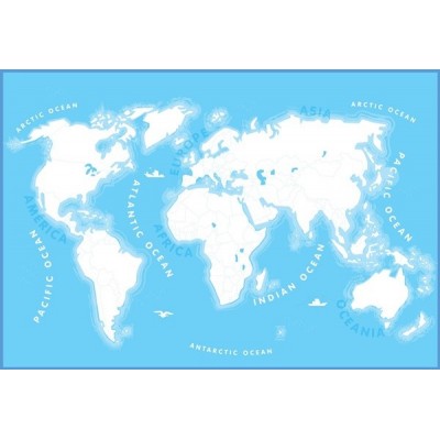 Fotomural W2PL KIDS MAP 001 Fotomural W2PL KIDS MAP 001