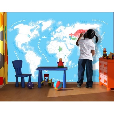 Fotomural W2PL KIDS MAP 001 2