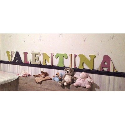 Letra de Madera W 
