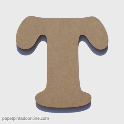 Letra de Madeira T 