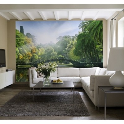 Fotomural BRIDGE IN THE SUNLIGHT