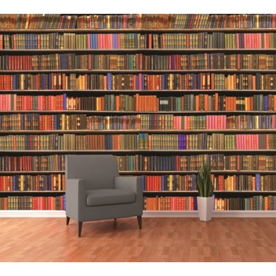 Fotomural W4P BOOKSHELF 002 2