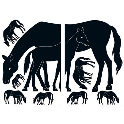 Sticker Mare and Foal 74107 Sticker Mare and Foal 74107