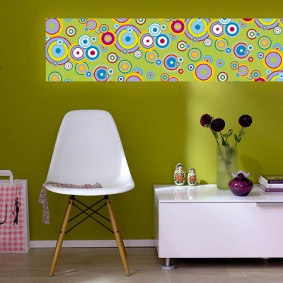 Wall Stripes Flying Bubbles Mint 74509 2