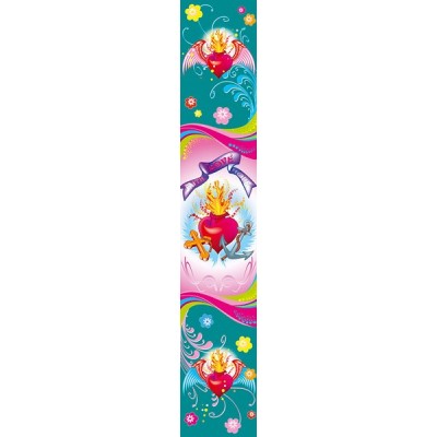 Wall Stripes Faith, Love, Hope 74510