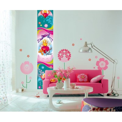 Wall Stripes Faith, Love, Hope 74510