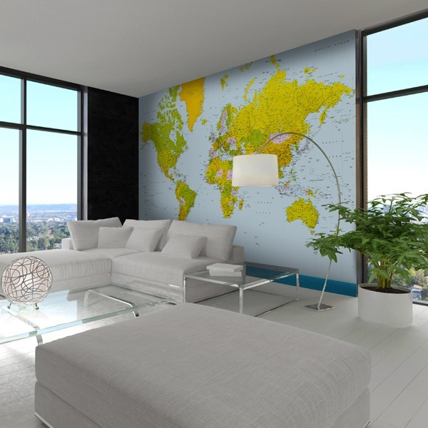 Fotomural MAP OF THE WORLD