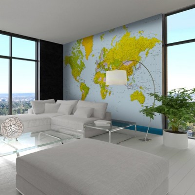 Fotomural MAP OF THE WORLD