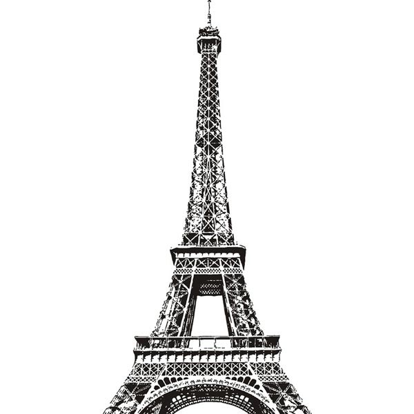 Vinilo Decorativo Eiffel Tower