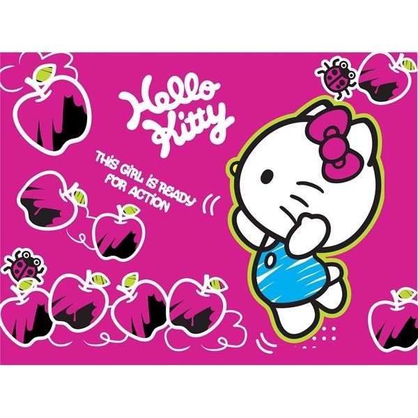 Fotomural HELLO KITTY READY FOR ACTION FT-1474
