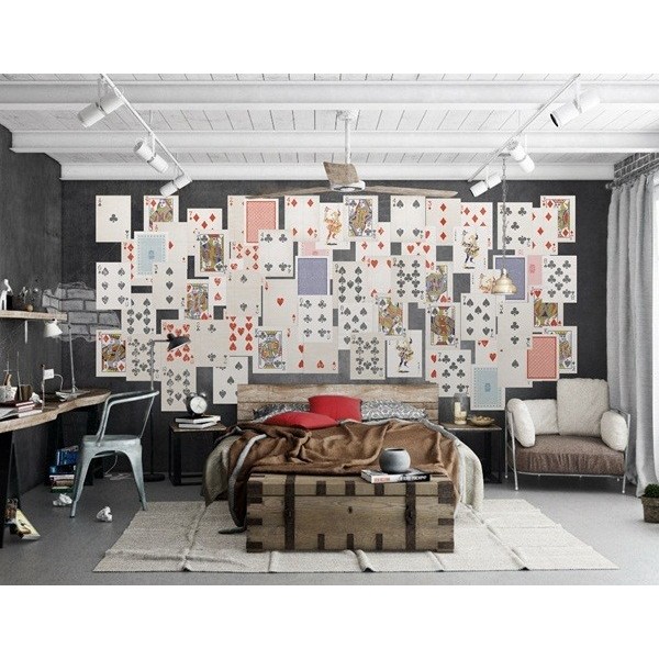 Fotomural Collage PLAYING CARDS