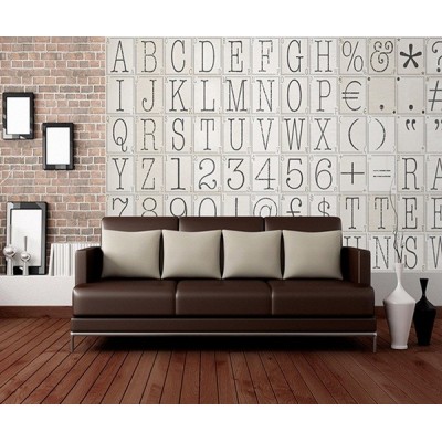 Fotomural Collage CLASSIC TYPOGRAPHY 2