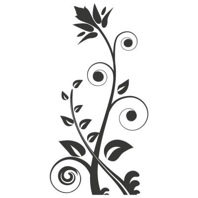 Vinilo Decorativo Floral FL001