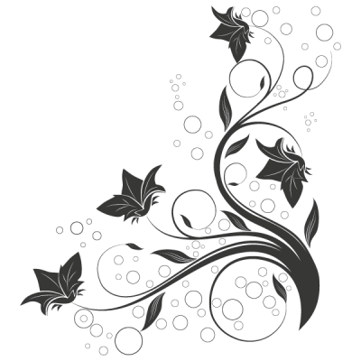 Vinilo Decorativo Floral FL017