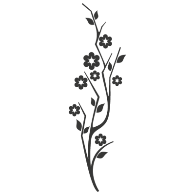 Vinilo Decorativo Floral FL021