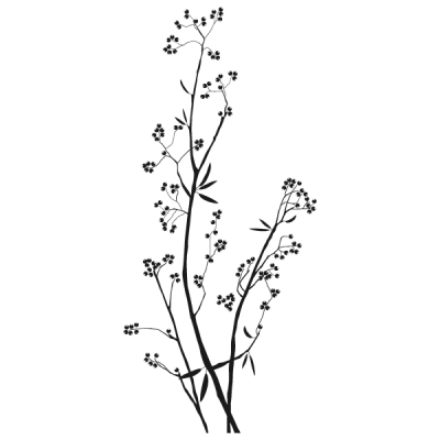 Vinilo Decorativo Floral FL022