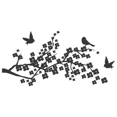 Vinilo Decorativo Floral FL071