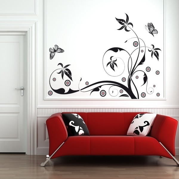 Vinil Decorativo Floral FL202