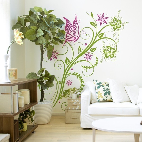 Vinil Decorativo Floral FL209