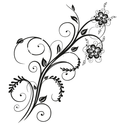 Vinil Decorativo Floral FL209