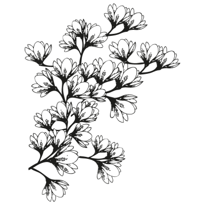 Vinilo Decorativo Floral FL097