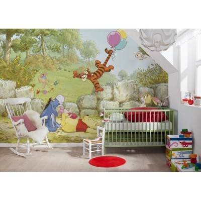 Fotomural Disney WINNIE POOH BALLOONING 8-460