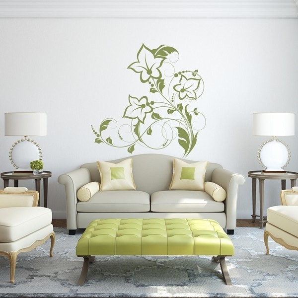 Vinil Decorativo Floral FL100