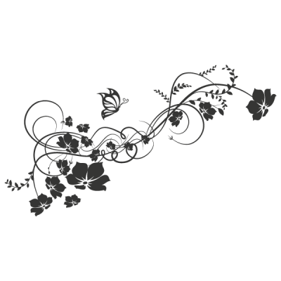 Vinilo Decorativo Floral FL050