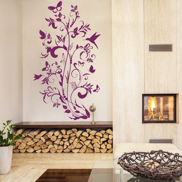 Vinil Decorativo Floral FL064