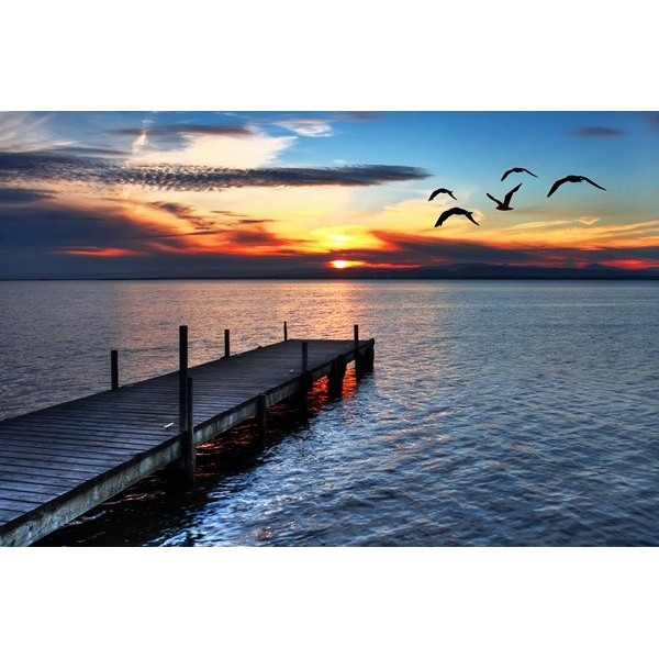 Fotomural Muelle Amanecer FPR020,...