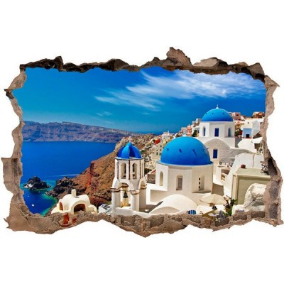 Vinilo Decorativo 3D ISLA GRIEGA V3DA006