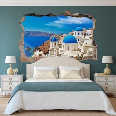 Vinilo Decorativo 3D ISLA GRIEGA V3DA006