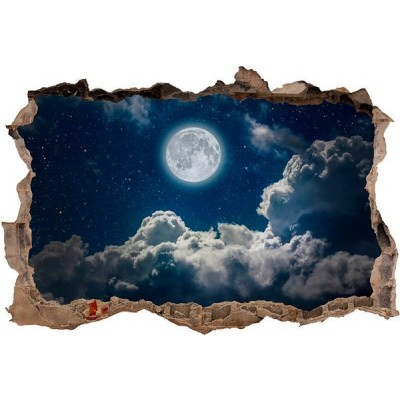 Vinil Decorativo 3D LUA CHEIA V3DA014