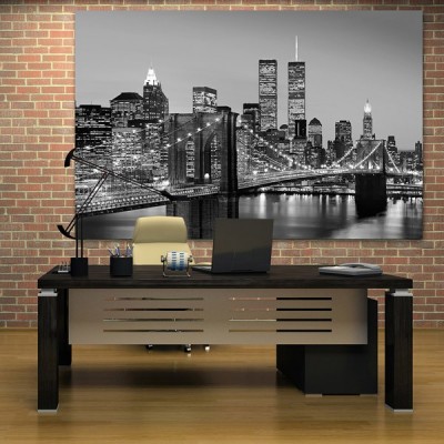 Fotomural MANHATTAN SKYLINE AT NIGHT 625 Fotomural MANHATTAN SKYLINE AT NIGHT 625