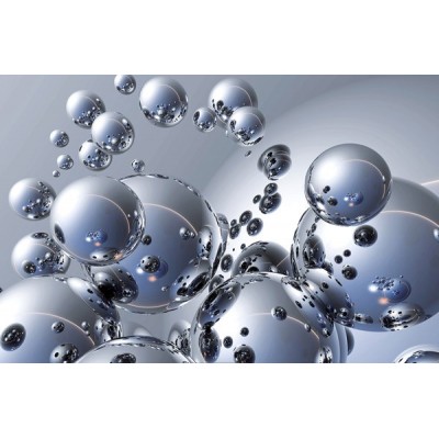 Fotomural SILVER ORBS 664